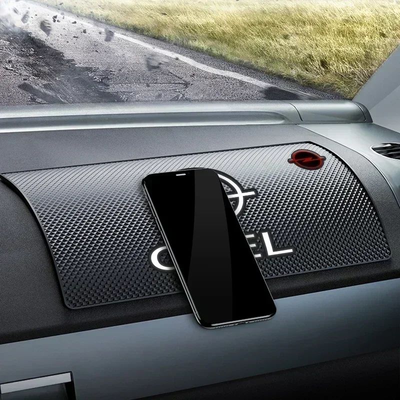 Car Dashboard Non Slip Phone Mats Anti-slip Silicone Pad For Opel insignia Astra H G J Antara vectra Vivaro corsa c d zafira b