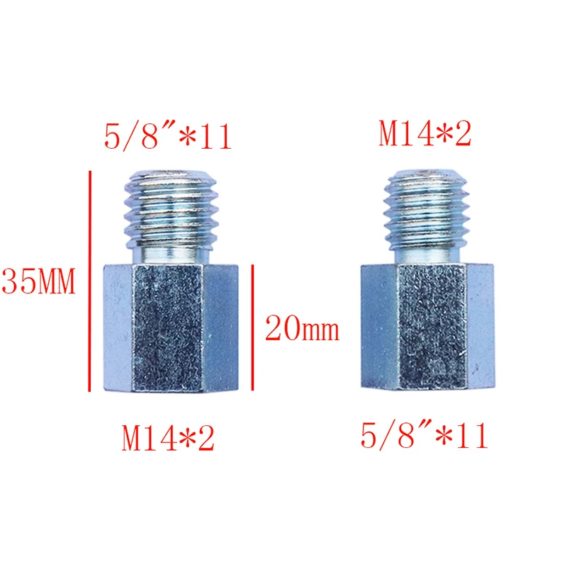 Gro adaptateur m14 femelle m10 mâle, tandard, DIN, Mil-pec, Micro
