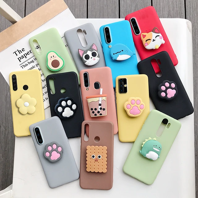 3D Silikon Cartoon Telefon Halter Fall Für Samsung Galaxy A42 5G A32 A52 A72  A53 A73 A33 4G 5G A02S M02S A12 A52s Stehen Abdeckung - AliExpress