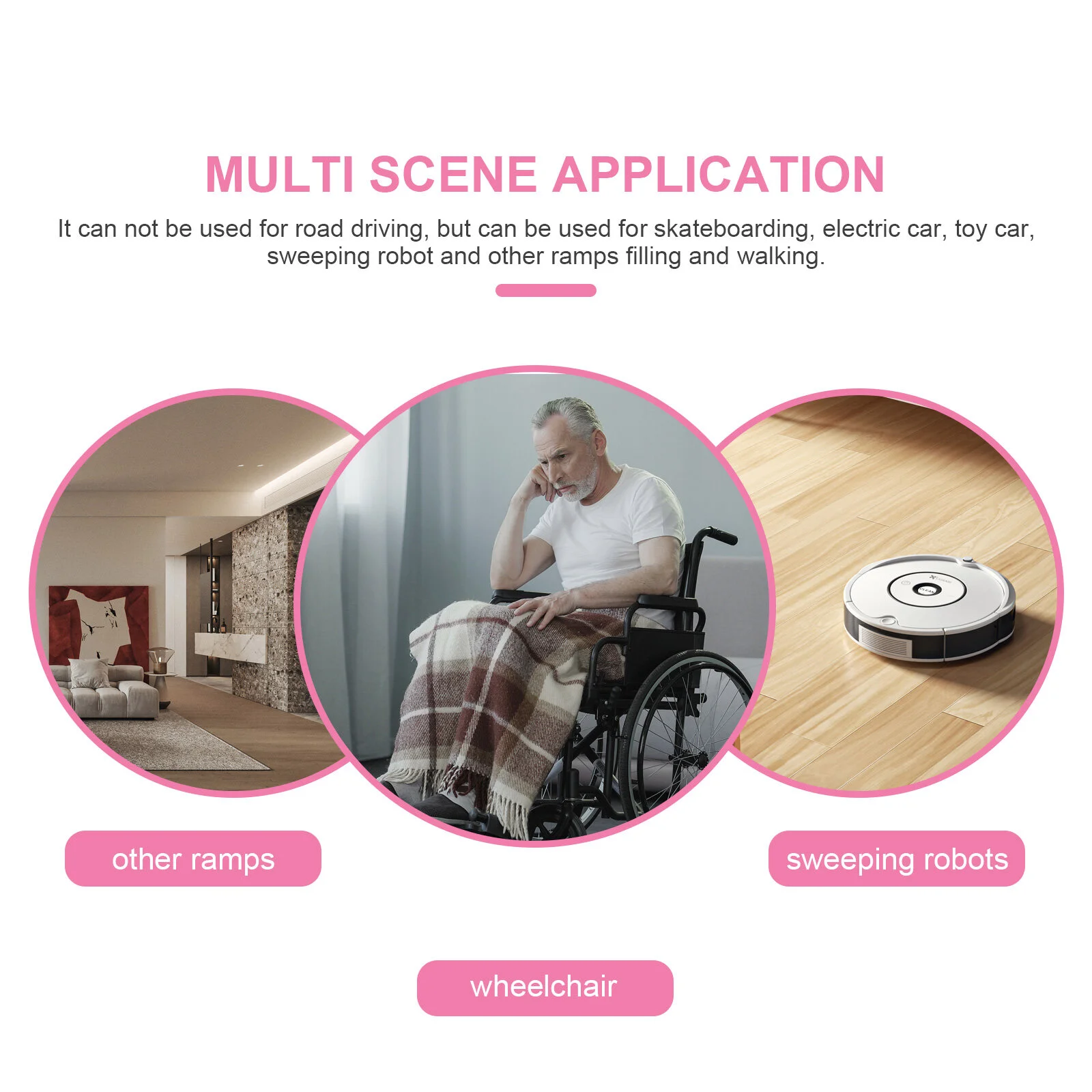 Wheelchair Ramp Plunger Wheelchair Transitioning Ramp Home Robots Threshold Rubber Cushion