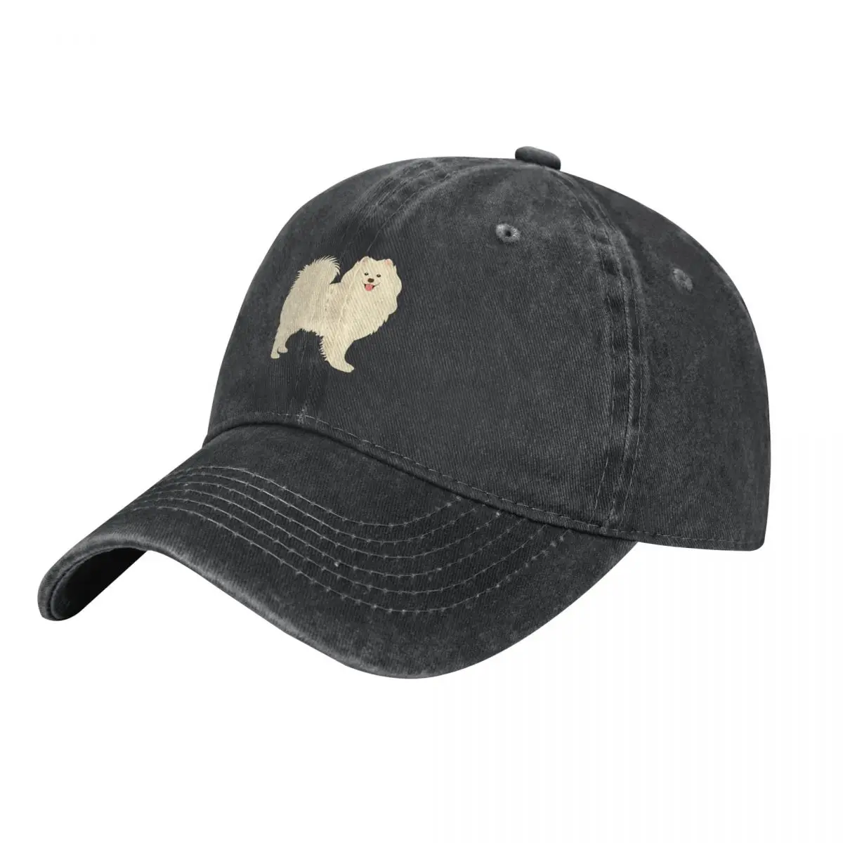 

Samoyed Dog Cowboy Hat Luxury Cap Visor Golf Cap Icon Ladies Men's
