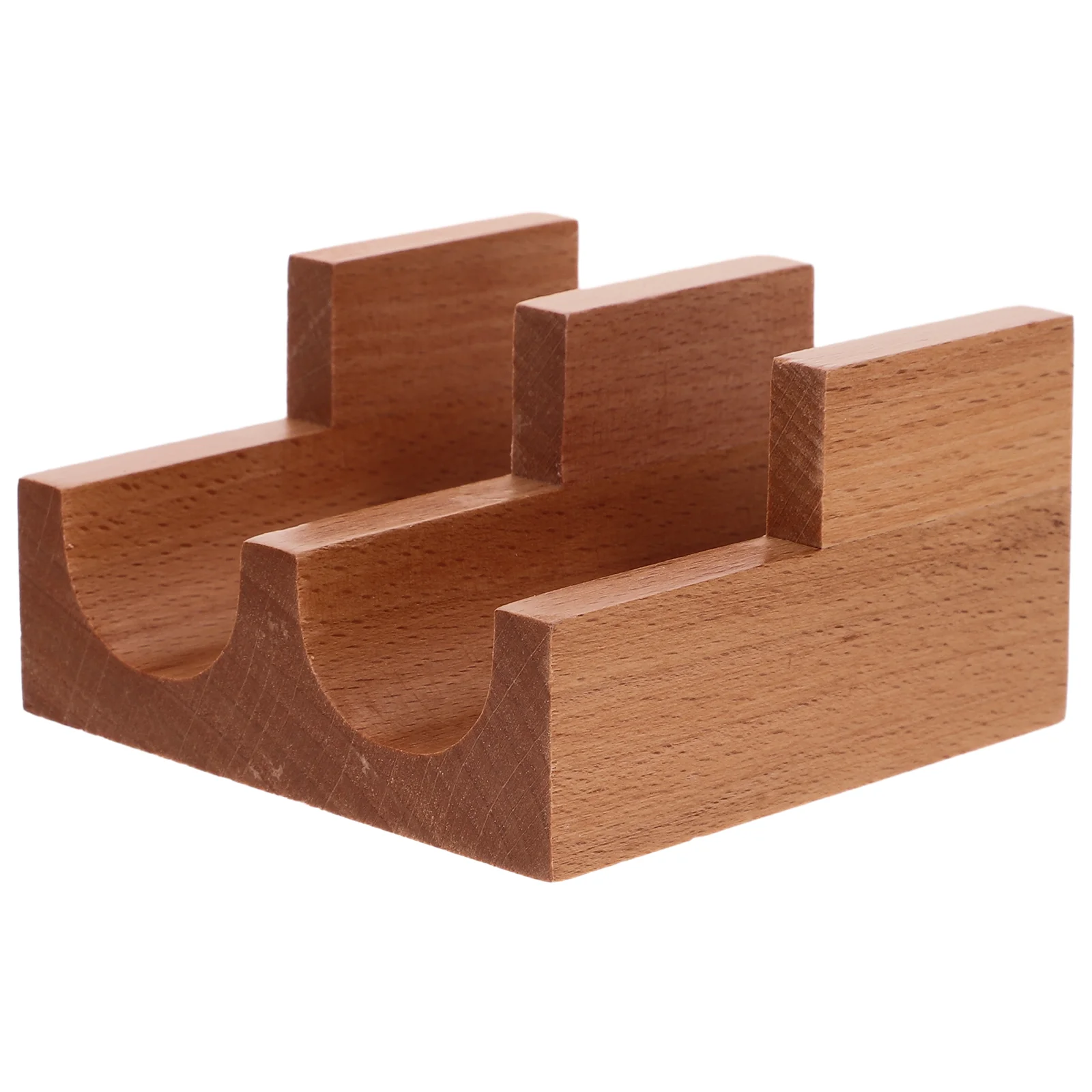 

Japanese Hand-held Sea Urchin Rack U-shaped Sushi Taco Roll Presentation Easy Clean Reusable Tray Wooden Holding Serving Beech