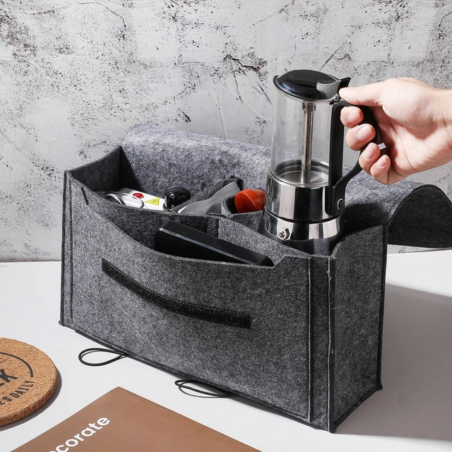 Coffee Pot Tools Storage Bag Hand Crank Bean Grinder Storage Box