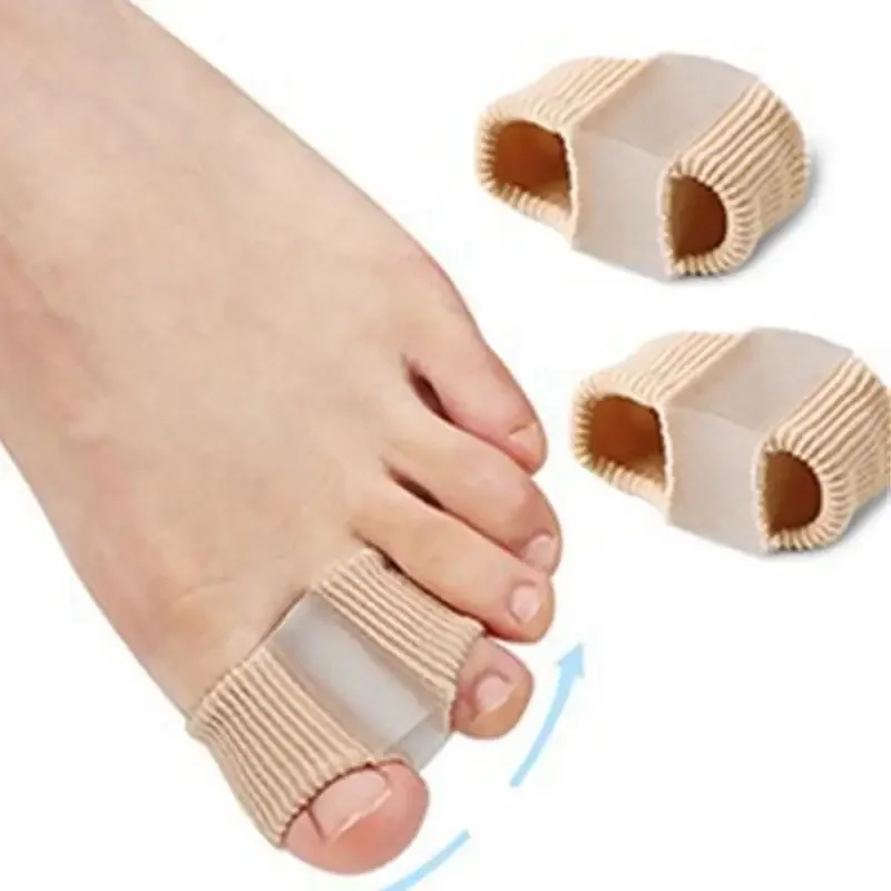 2 Pcs Silicone Toe Spreader Separator Bunion Hallux Valgus Corrector Thumb Finger Correction Straightener Foot Care Tool Nursing