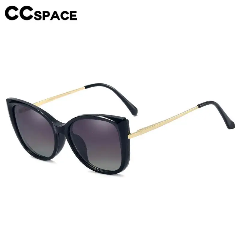56589 Mode Polarisierte Magnetische Clip Gradient Sonnenbrille Männer Frauen Metall Katzenauge Anti Blau Optische Brillengestell
