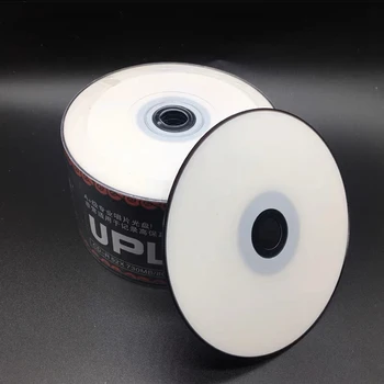 50 디스크 A 700 MB 빈 검은 인쇄 가능한 CD-R 디스크