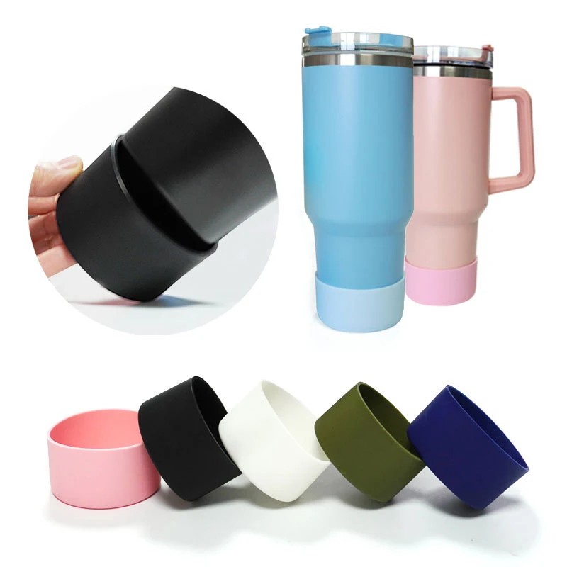 Funda de silicona para botella de agua, cubierta de manga inferior de 3 pulgadas, 7,5 cm, para Stanley 40 oz, jencher Adventure - Image 4