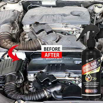 Detergente per Vano Motore Auto, Potente Prodotto per la Pulizia e la Decontaminazione del Vano Motore, Prodotto per la Cura dell'Auto