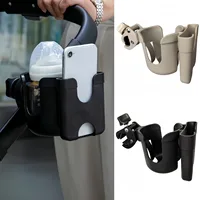 Pram Cup Holders Children’s Stroller Bottle Holders Pram Bottle Holders Anti-Slip Design Pram Accessories Mobile Phone Holders