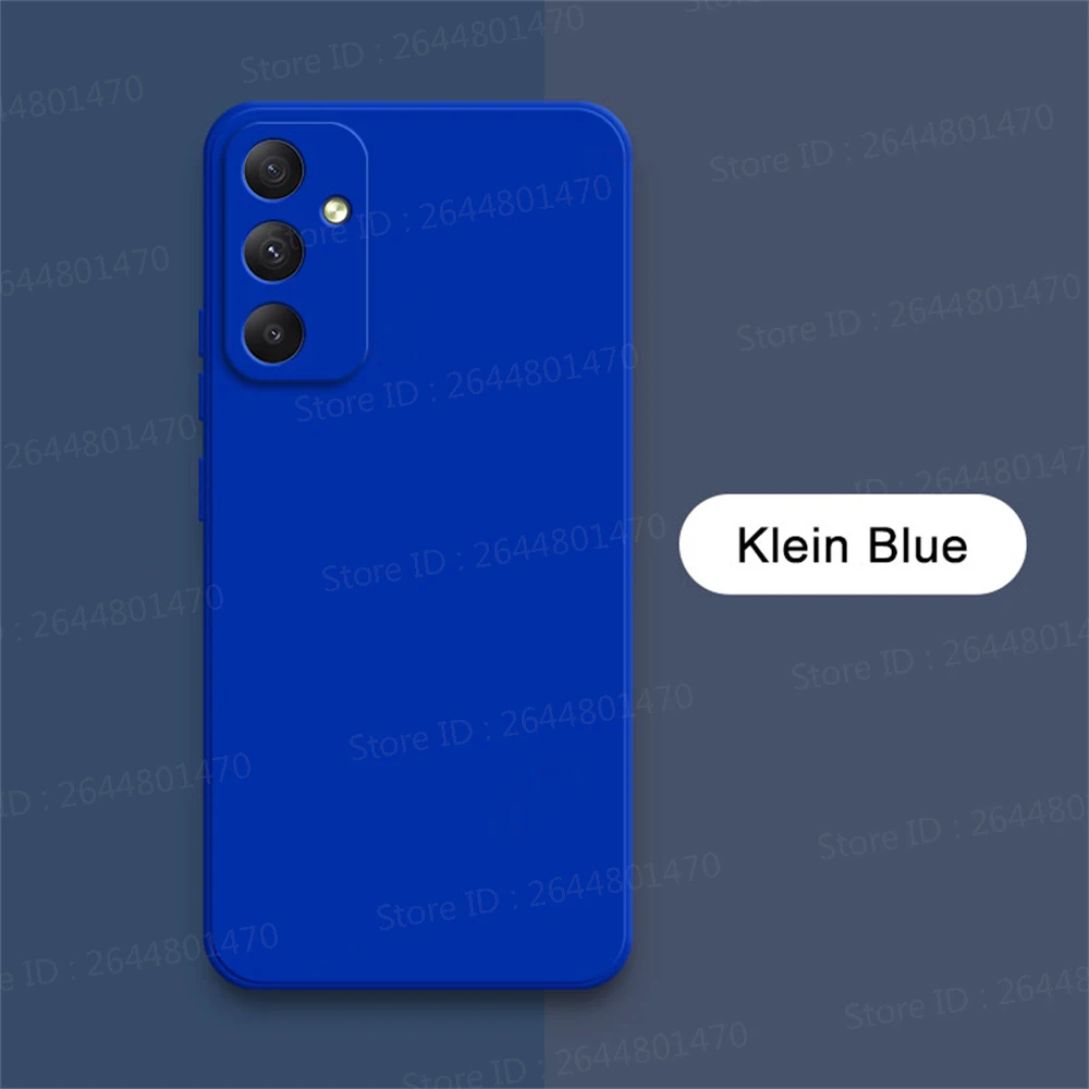 Square Liquid Silicone Shockproof Phone Case - Protective Soft Back Cover