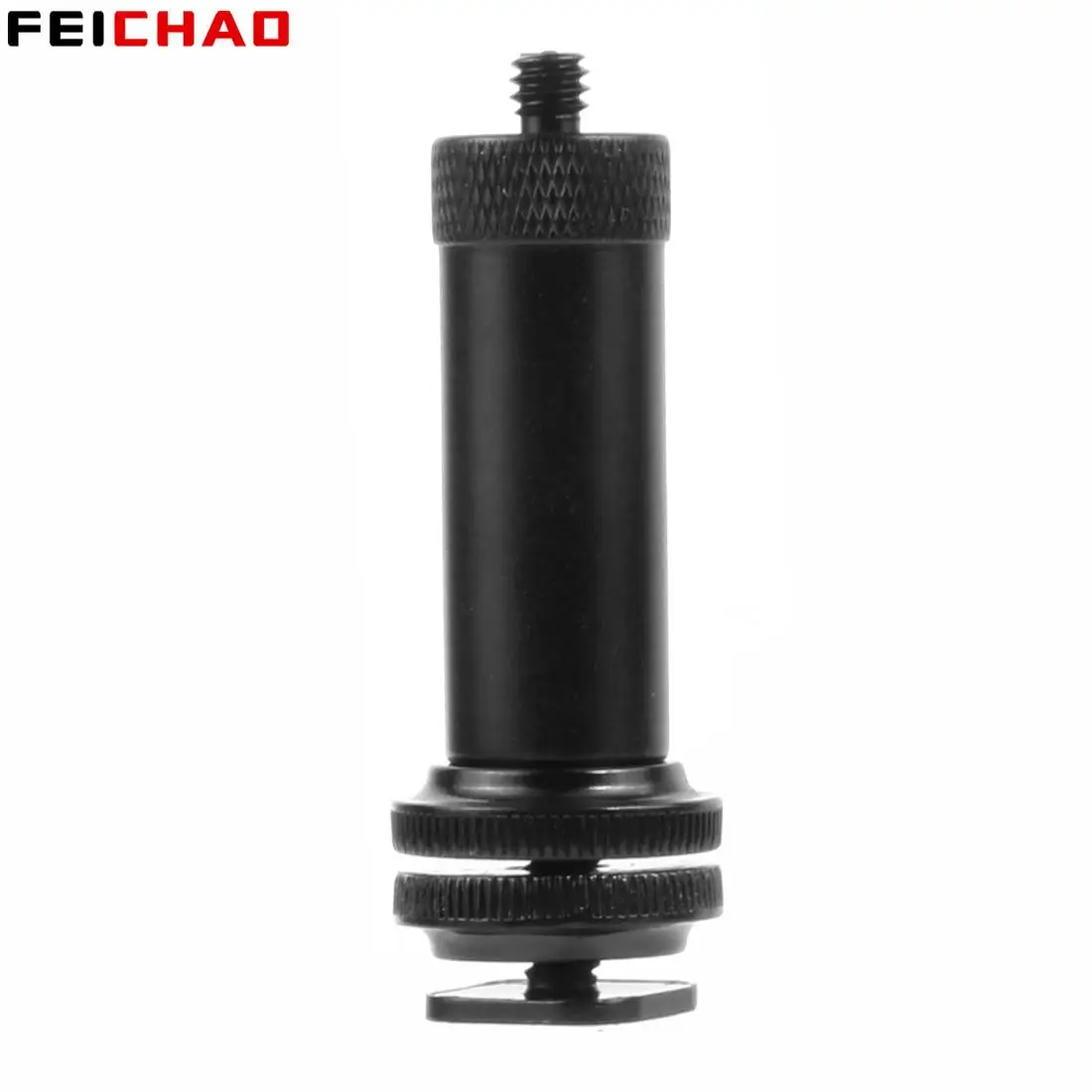 1/4 Inch Screw Extension Column Double Nuts Cold Shoe Tripod Mount to LED Light Adapter Bracket for SLR Camera Projector Bracket