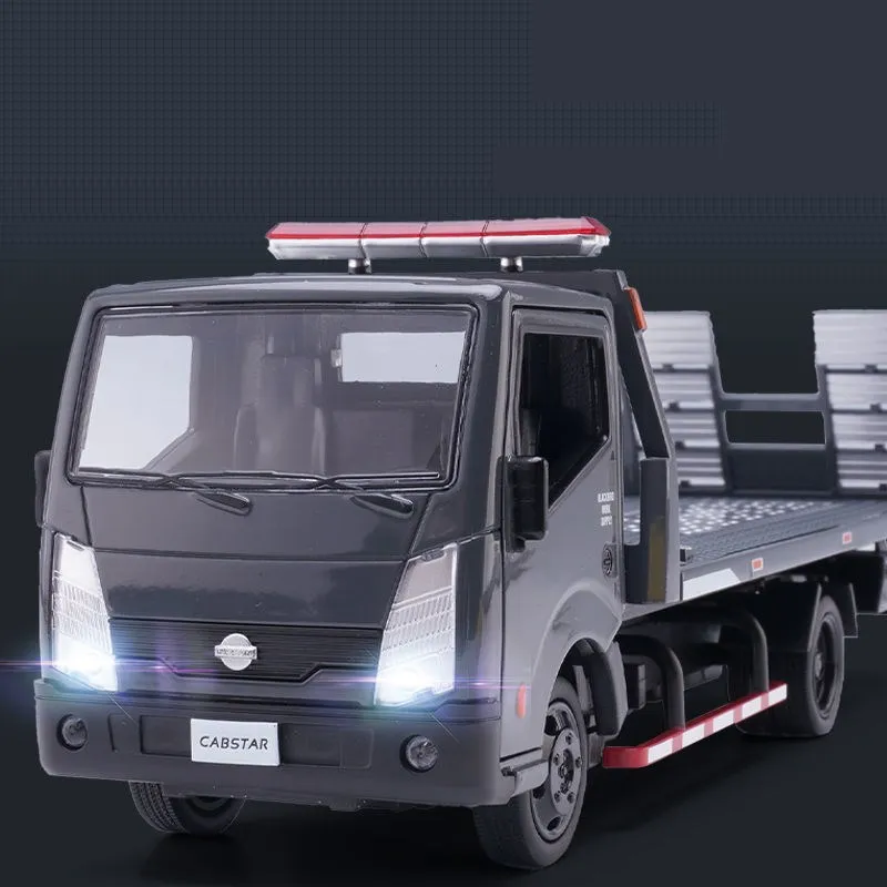 1/32 Nissan Cabstar Model Kamyon Araç Taşıma Römorku