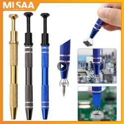 IC Chip Extractor Electronic Component Parts Gripper Catcher Screw Picker Tweezers Pick Up Tool Metal Grabber Hand Repair Tools