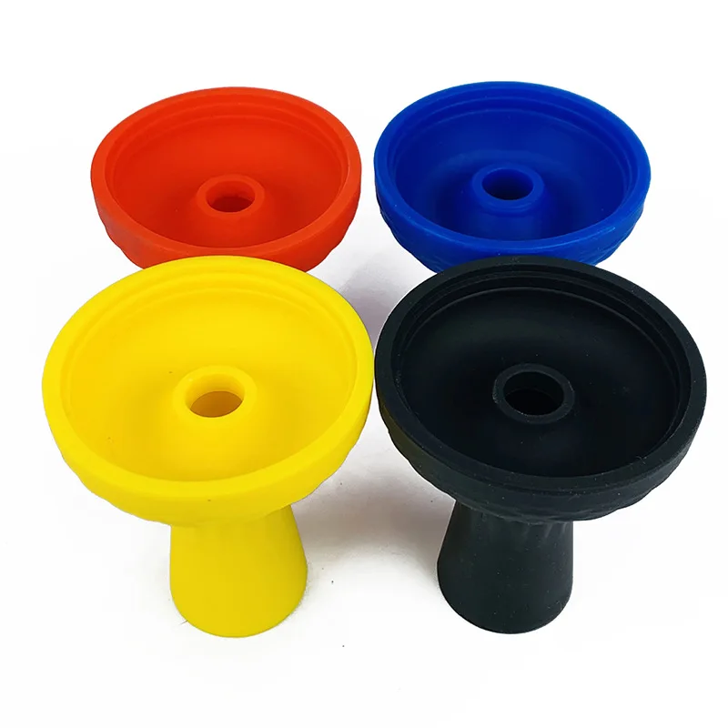 EVIL Shisha Hookah Silicone Bowl One Hole Funnel Shisha Head Holder for Charcoal Tobacco Burner Chicha Smoking Accessories hookah accessories silicone bowls
