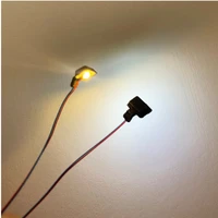 HO 1/87 Scale 3V Led Light  Miniature Simulation Outdoor Billboard Model  DIY Lamp 2