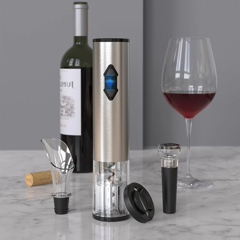 Fast Electric Red Wine Corkscrew Full-automation Grape Bottle Opener Illuminated Foil Cutter Take Out Cork Kitchen Gadgets |