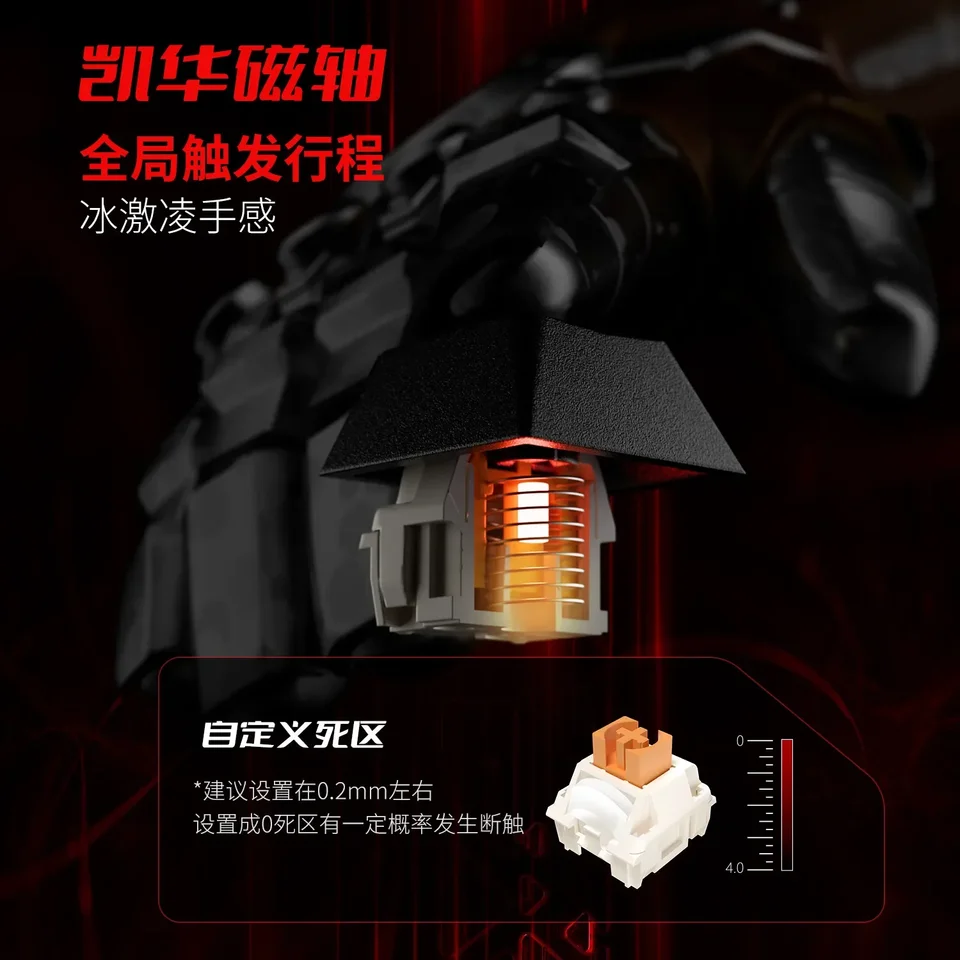 PIIFOX ER75 Magnetic Switch Keyboard Aluminium alloy Mechanical