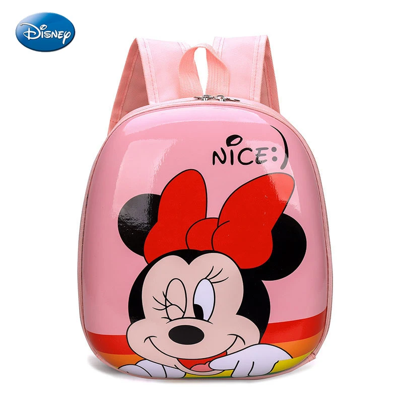 Disney Mickey Minnie Elsa Spiderman Cartoon Backpack Boy Girl Cute Mickey  Mouse Hard Shell Waterproof High Capacity School Bag - Kids Backpack -  AliExpress