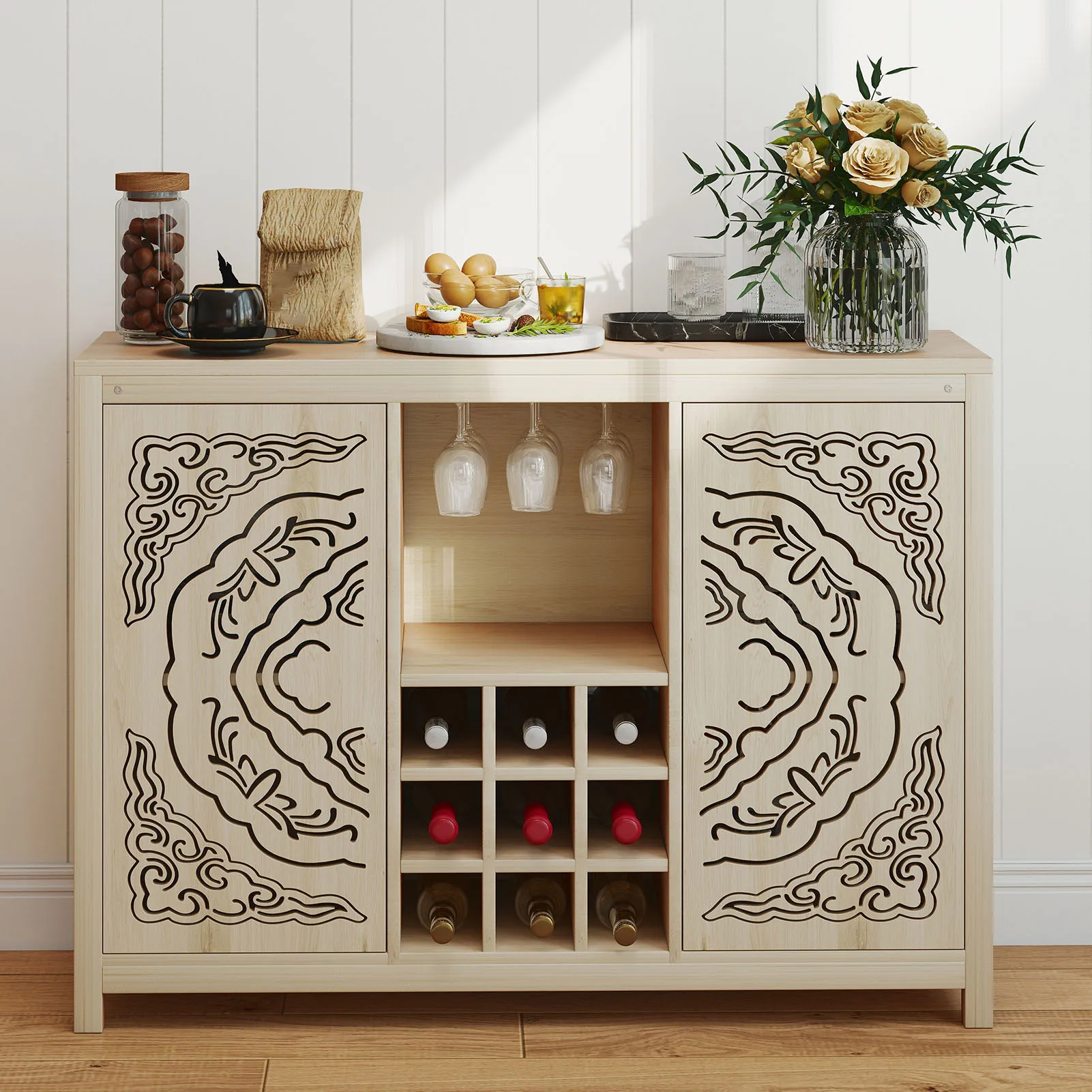 MDF Wine Bar Cabinet 1