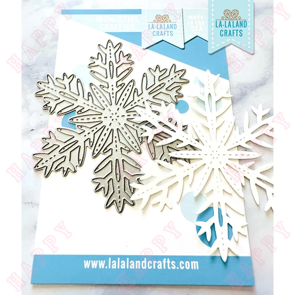 

New Christmas Metal Cutting Dies Large Snowflake For DIY Scrapbook Envelope Greeting Card Decorative Embossing Handcraft Moulds