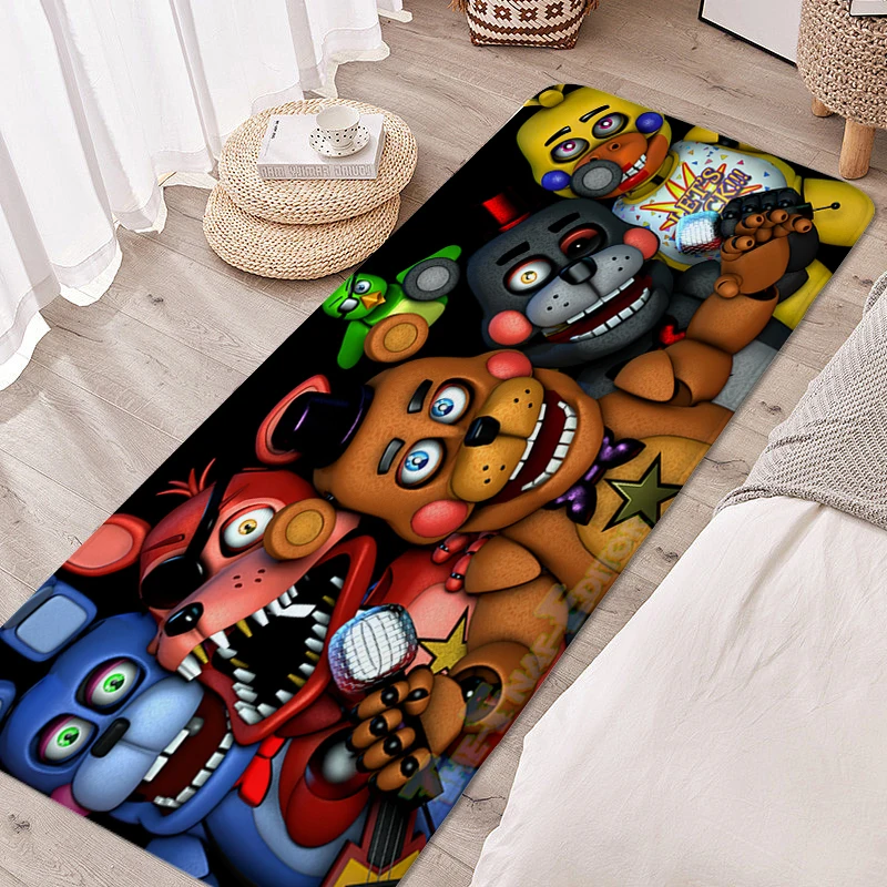Fun Doormat Rug for Bedroom F-Five N-Nights at F-Freddy&acute;s Carpet Living Room Funny Doormat Soft Game Room Bathroom Mat Home Decoration