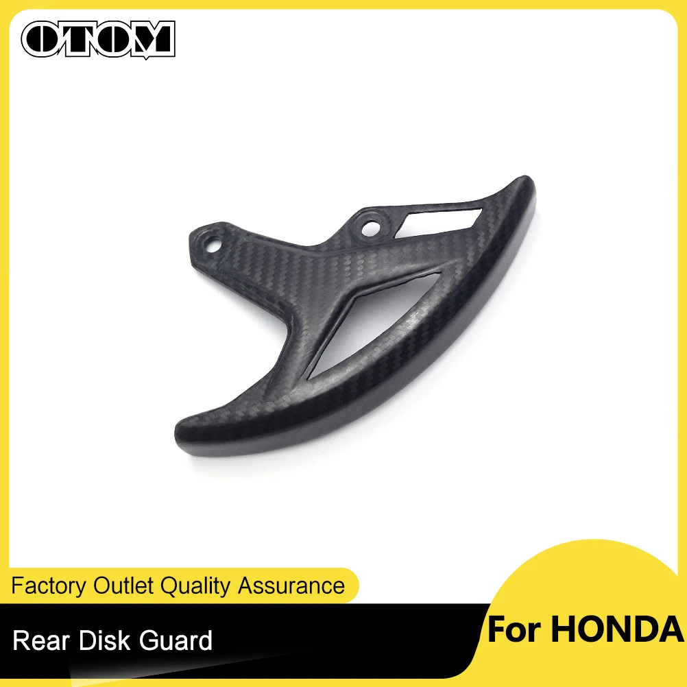 OTOMMotorcycleRearDiskGuardDirtBikeCarbonFiberBrakeDiscCover