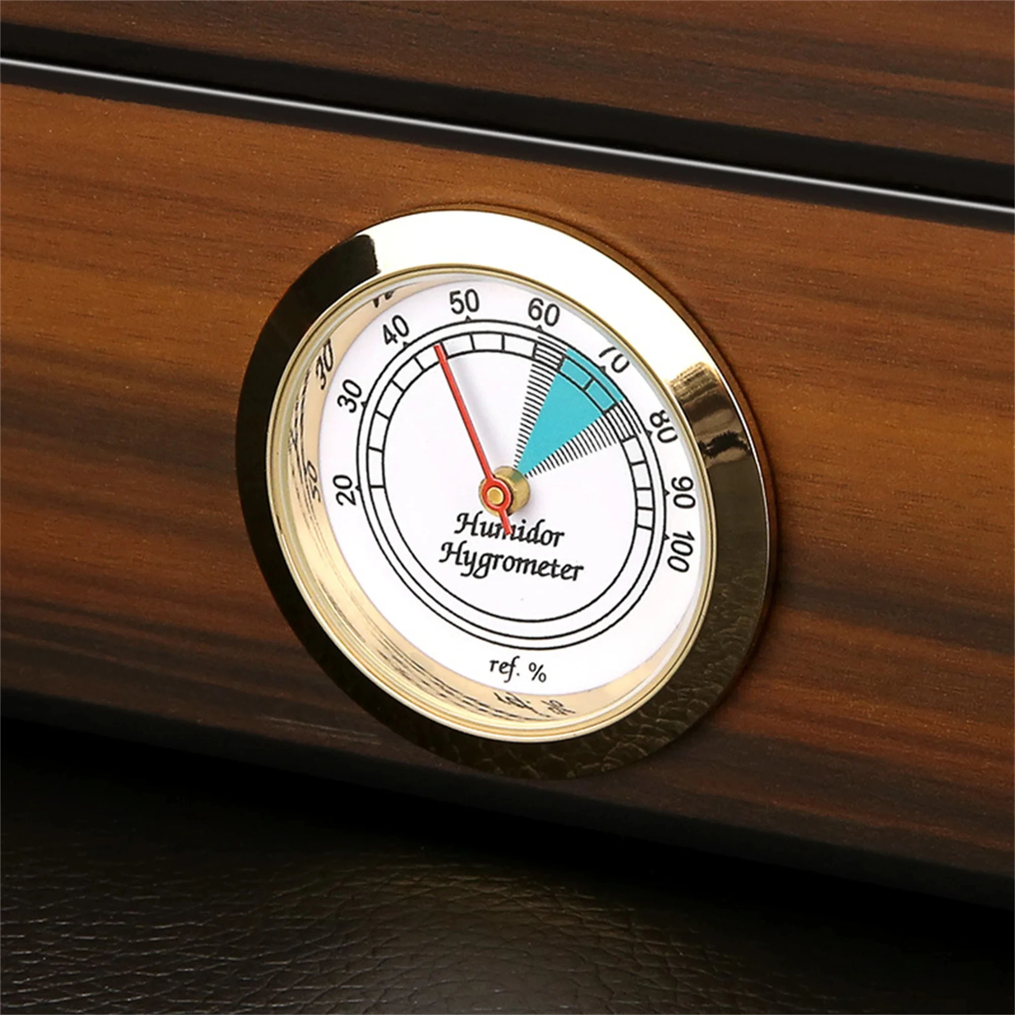 Cigar Humidor Box Cedar Wood With Humidifier Hygrometer Storage Case Super Large Capacity Hold 60 Cigars 4