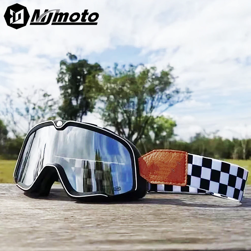 Dirt Bike Goggles With UV Protection - Motocross ATV Riding Glasses For Off Road