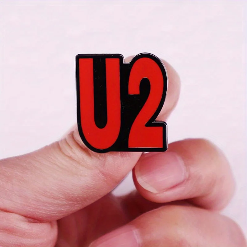 Rockmusik Mond U2 Brosche Musik Enthusiasten Abzeichen Unterstützung Hut Zubehör Kragen Pin