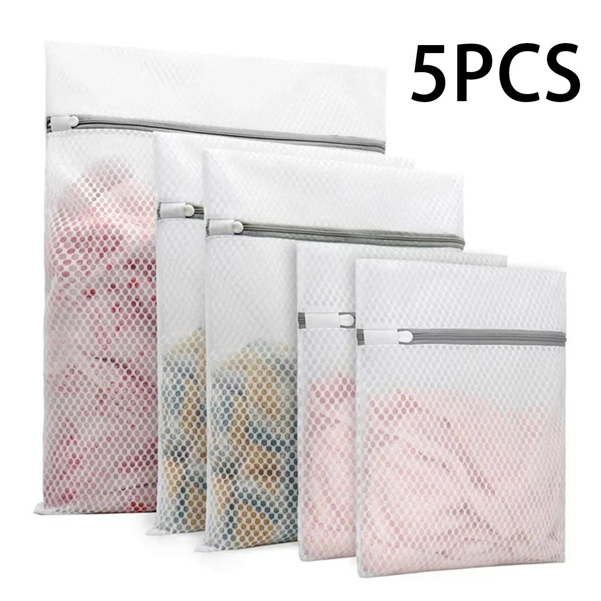 Mesh Laundry Bags Polyester Reusable Washing Bags
