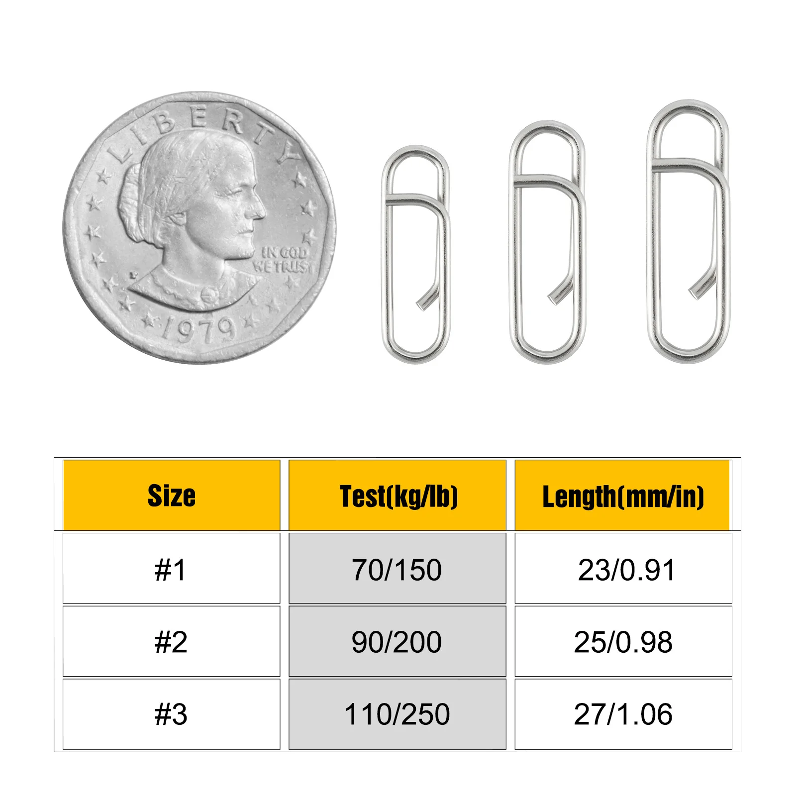 20/40pcs Quick Change Fishing Speed Clips Power Clip Snap