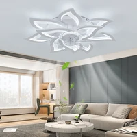 IRALAN Modern Dining Table LED Lamp Ceiling Fan Light  Restaurant Bedroom Fan Lamp Remote Ventilator Home Lighting 1