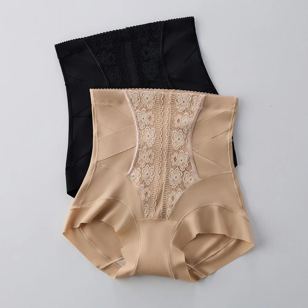 Culotte gainante pour femme, contrôle léger du ventre, taille mi-haute - robe ete