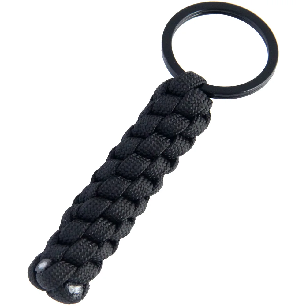 Portachiavi paracord con bussola e fischietto - accessorio outdoor
