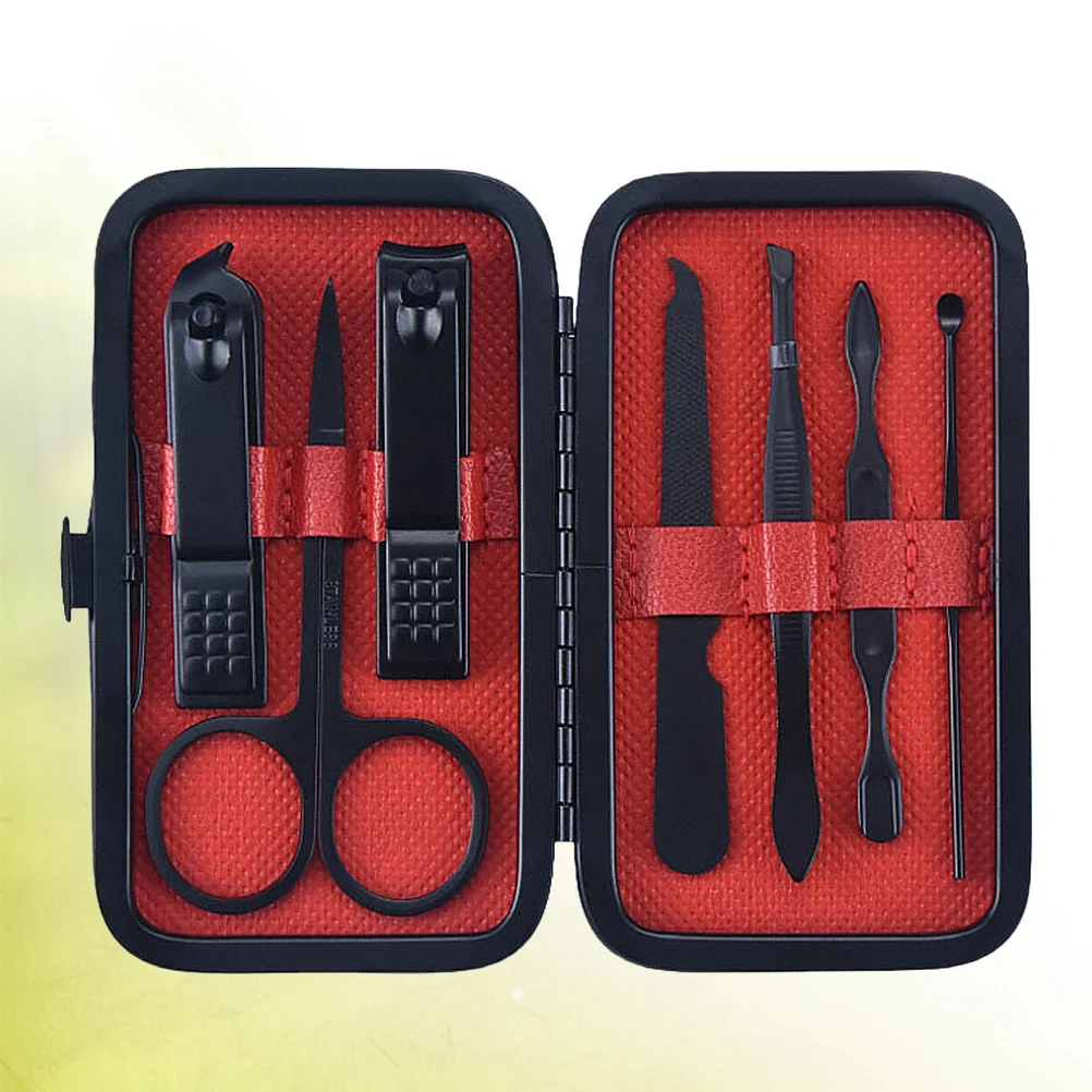 스테인레스 스틸 손톱 가위 내구성 매니큐어 키트, 휴대용 손톱깎이 트리머, 남녀공용, 1 세트