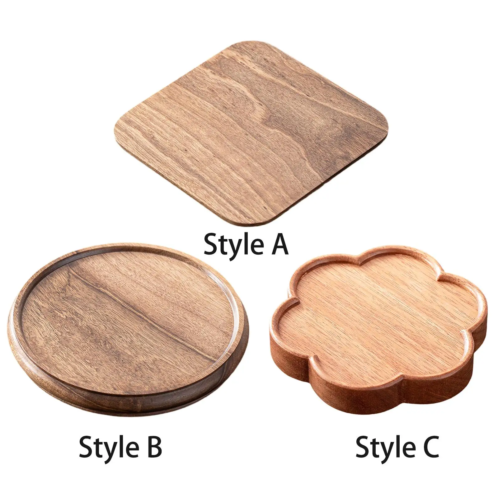 Bamboo Serving Tray,Serving Platter,Platter Organizer,Cake Tray,Breakfast Dinner Tray,Food Storage Platter for Drinks Snack