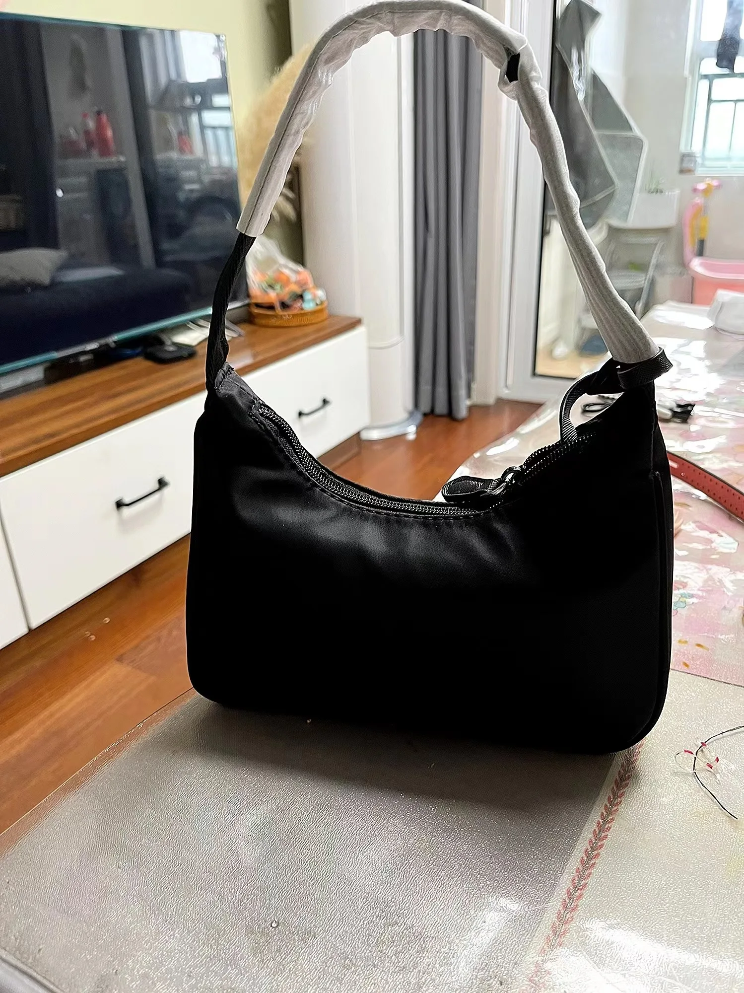 

2022 early spring all-in-one women's nylon handbag texture single shoulder bag crossbody bag casual
