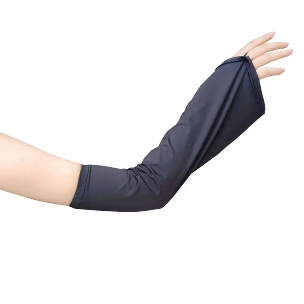 Cover Solid Color Loose Arm Sleeves Driving Sunscreen Sleeves Women Arm Summer Sunscreen Ice Silk ice arm sleeves,arm sleeves