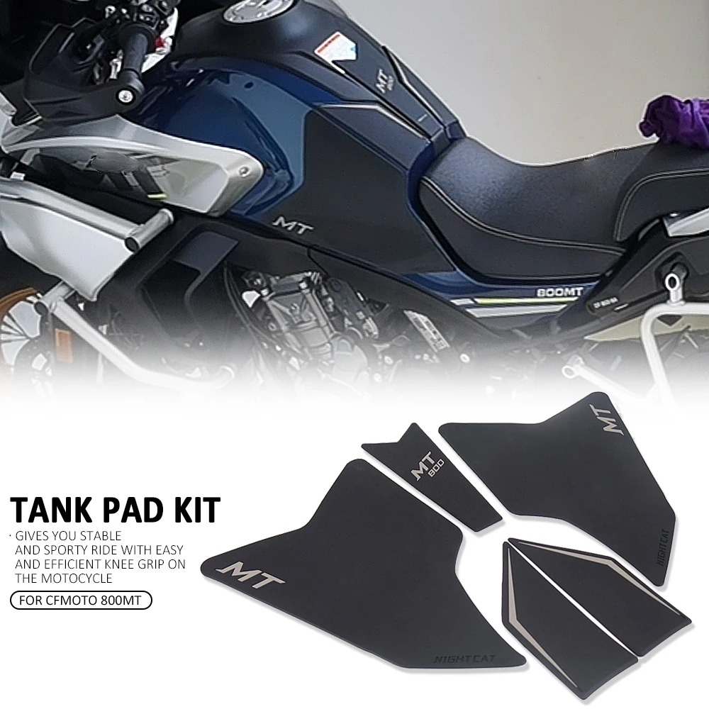 Motorcycle New There logo For CFMOTO 800MT 800 MT 800mt Anti slip Tank Pad Sticker Pad Side Gas Knee Grip Protector there