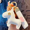 Creative Plush Keychain Pendant Female Fashion Cute Cartoon Car Keychain Ladies Backpack Ornament Bag Pendant Couple Gift 6