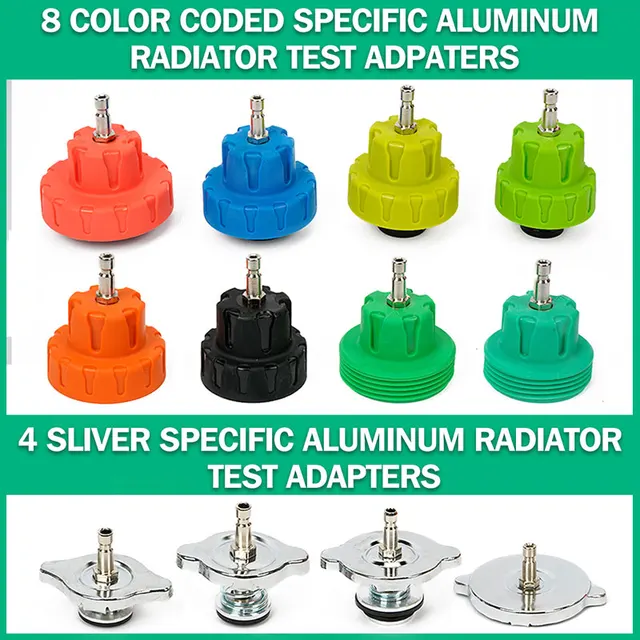 Kit Tester Pressione Radiatore 28 Pezzi - Per Sistema Di Raffreddamento Auto - Foto 2