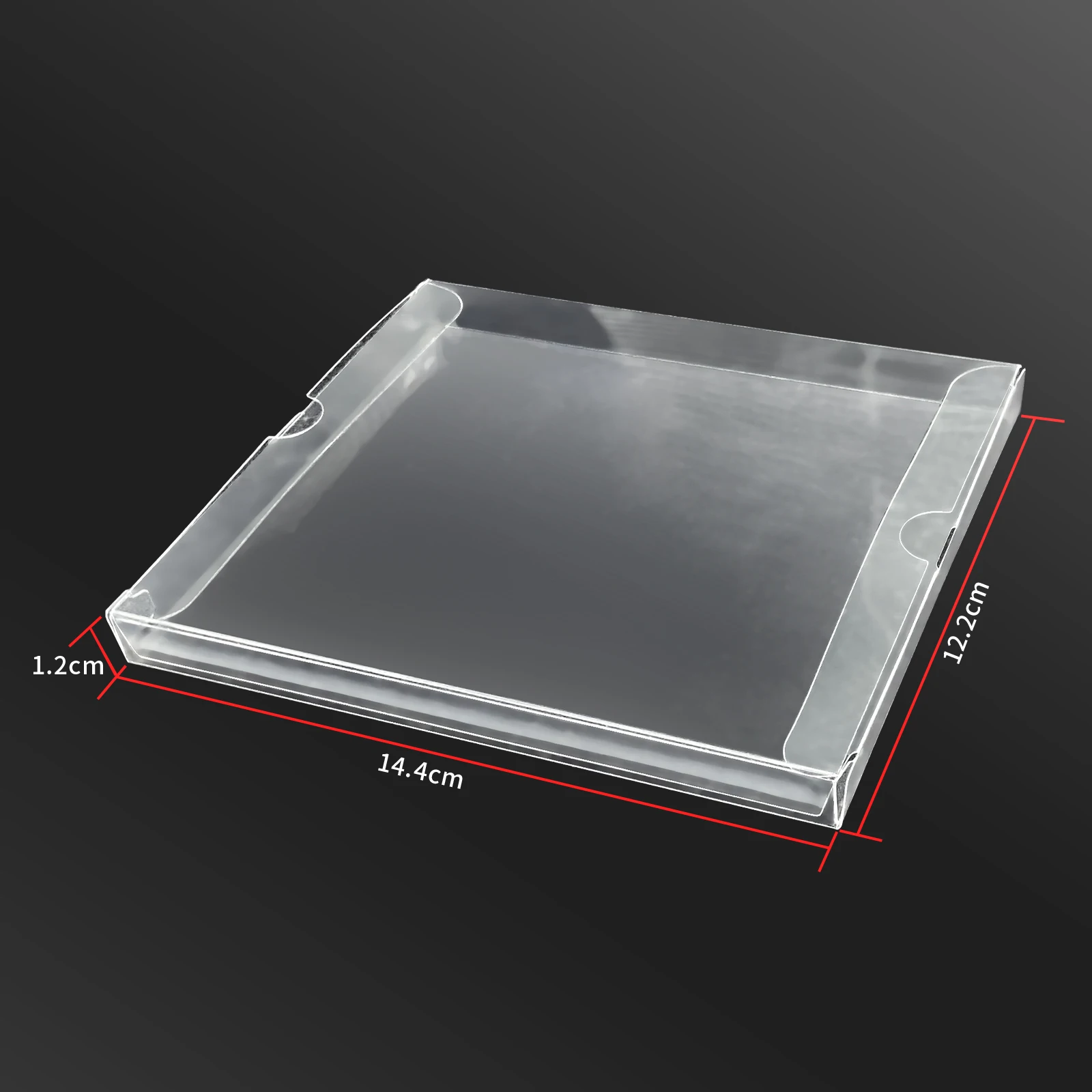 10PCS 투명 PET 디스크 CD 케이스 DVD 홀더 CD 슬리브 방진 방습 스토리지 주최자 커버 CD DVD 앨범 박스 케이스