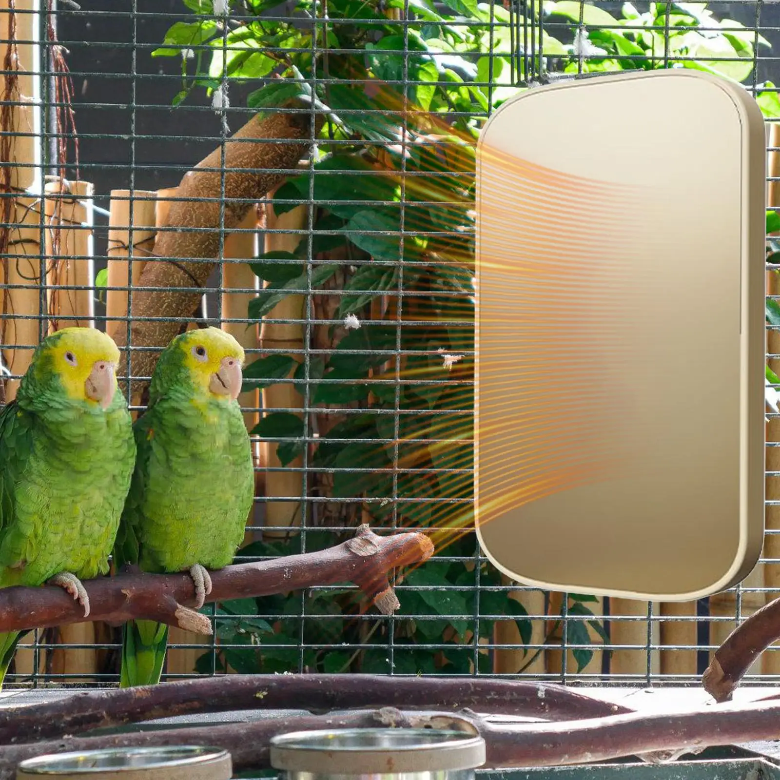 Bird Cage Heater Bird Heater Indoor Bird Perch Heater Stand for Parakeets Anti Bite Pet Supplies No Light Parrot Warming Lights