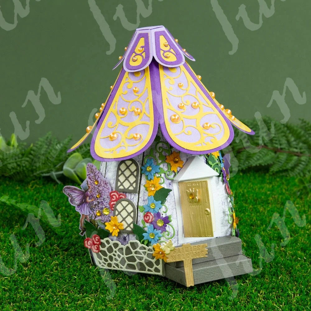 Description Picture 4 of itemCutting Dies 2024 Box Enchanted Fairy Village Die Set Scrapbooking Papercutting Greeting Cards Knife Mold Decorative DIY Crafts
