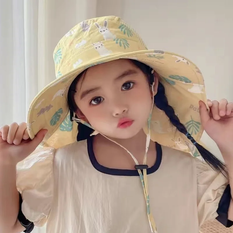 Lotus Root Pink White Yellow Sun Hat Lightweight Outdoor Travel