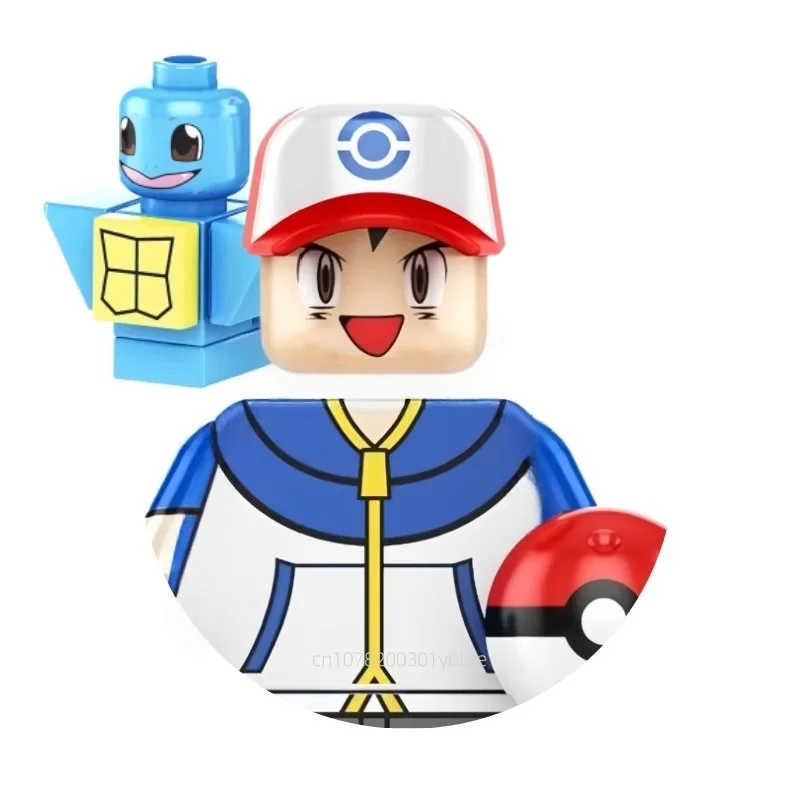 빌딩 블록 인형 어린이 조립 장난감 Charmander 모델 Bulbasaur 미니 조립 Gengar 장식품 선물