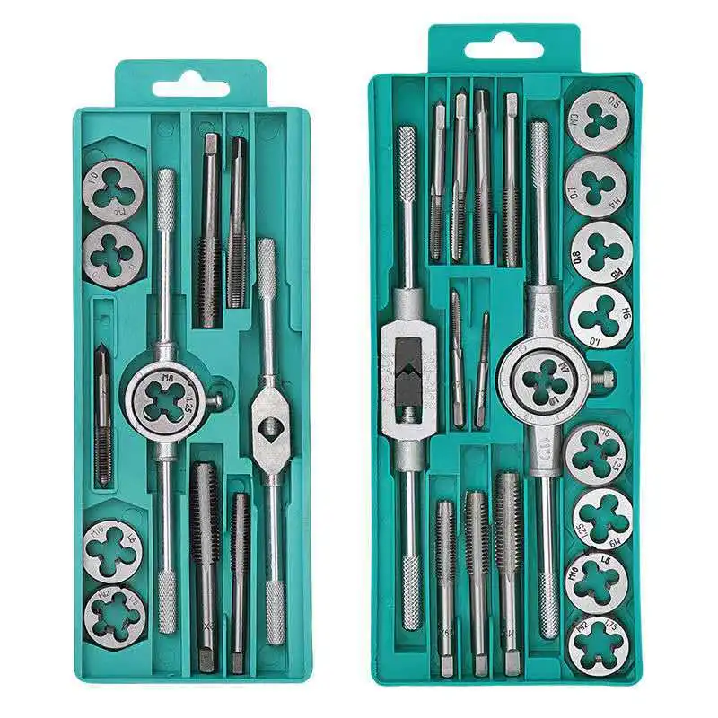 8 12 20Pcs Metric Hand Tap and Die Set M3 M12 Screw Thread Plugs 8-12-20pcs-metric-hand-tap-and-die-set-m3-m12-screw-thread-plugs