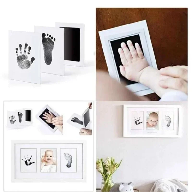 Baby Hand and Footprint Kit by Forever Fun Times | Get Hundreds of Detailed  Prints with One Baby Safe Ink Pad | Easy to Clean, and Works with Any