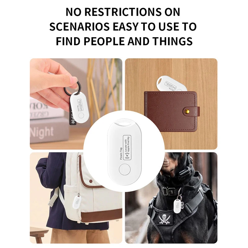GPS Locator Smart Bluetooth Remote Control Work with Apple Find My APP ITag Anti Lost Reminder Car Key Pet Kids Finder