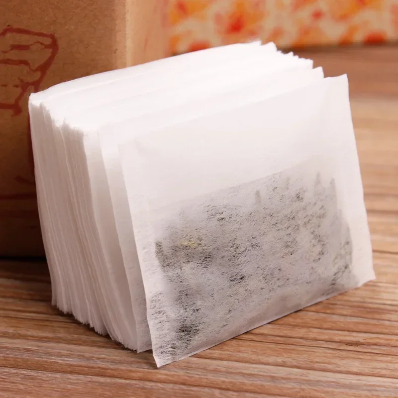 Disposable Filter 100/200/500 Pack Flip-Over Seal Empty Teabags Herb Loose Tea Bag